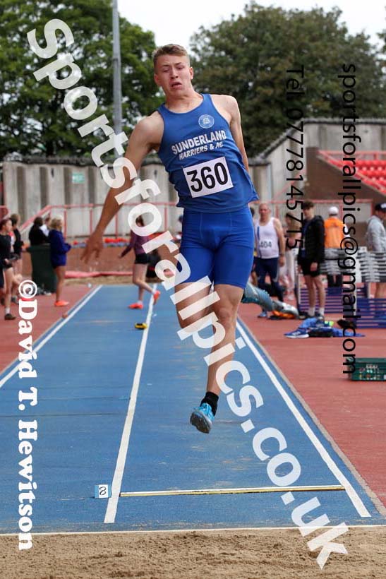 Long jump, 2021 Gateshead Tartan Games. Photo: David T. Hewitson/Sports for All Pics